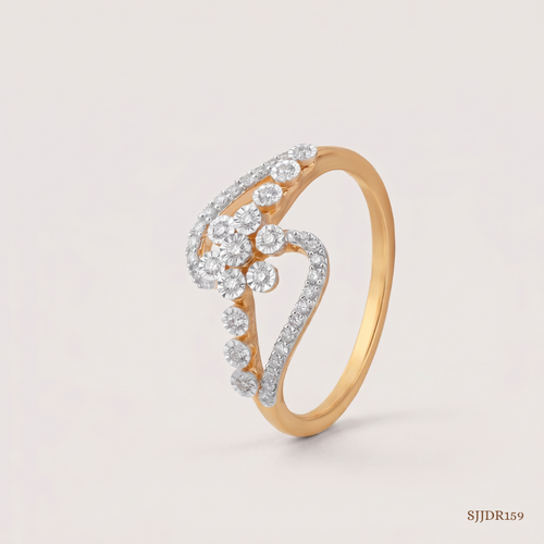 SJJDR159 | Classic Dual Diamond Elegant Ring