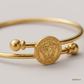 SJJGB102 | Everlasting Grace Elegant Gold Bangle for Timeless Luxury Styling