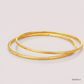 SJJGB104 | Minimalistic Designer Gold Bangle with Sleek Modern Finish