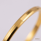 SJJGB105 | Arrowline Wrap Contemporary Gold Bangle with Stylish Detailing