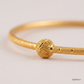 SJJGB107 | Serene Bloom Floral-Inspired Gold Bangles for Women