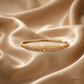 SJJGB108 | Lattice Crest Designer Gold Bangle with Artistic Openwork Pattern