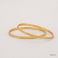 SJJGB115 | Bold Touch Statement Gold Bangle with Contemporary Appeal