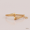 SJJGB116 | Mesh Mirage Luxury Gold Bangle with Intricate Textured Pattern
