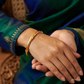 SJJGB121 | Elegant Designer Gold Bangle with Timeless Luxury Appeal