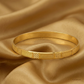 SJJGB122 | Timeless Gold Bangle with Classic Sophisticated Craftsmanship