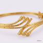 SJJGB125 | Radiant Minimalism Modern Gold Bangle with Sleek Finish