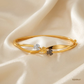 SJJGB127 | Contemporary Designer Gold Bangle with Stylish Modern Appeal