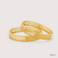 SJJGB134 | Artistic Yellow Gold Carved Bangles with Luxury Craftsmanship