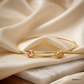SJJGB143 | Pawfect Bear Cute Designer Gold Bangle for Trendy Styling