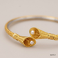 SJJGB147 | Captivating Designer Gold Bangle with Elegant Luxury Styling