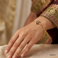 SJJGB151 | Mini Enchantment Elegant Gold Bangle with Delicate Detailing