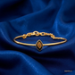 SJJGB151 | Mini Enchantment Elegant Gold Bangle with Delicate Detailing