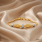 SJJGB153 | Playful Elegance Stylish Gold Bangle for Modern Fashion