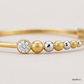 SJJGB154 | Sophisticated Dual-Toned Gold Bangle with Premium Finish