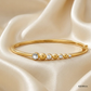 SJJGB154 | Sophisticated Dual-Toned Gold Bangle with Premium Finish
