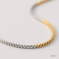 SJJGC106 | Modern Dual Tone Box Link Gold Chain