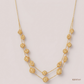 SJJGC107 | Radiant Orbit Double Layer Gold Chain