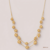 SJJGC107 | Radiant Orbit Double Layer Gold Chain