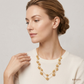 SJJGC107 | Radiant Orbit Double Layer Gold Chain