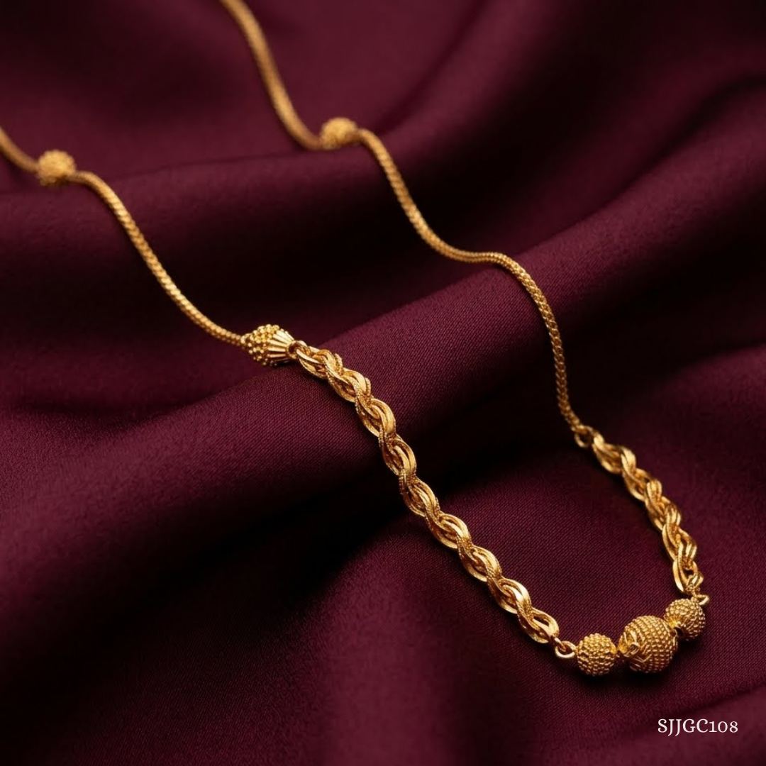 SJJGC108 | Regal Links Designer Gold Chain