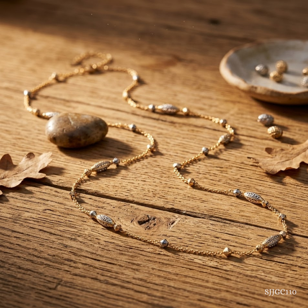 SJJGC110 | Whisper Shine Dual Tone Gold Chain