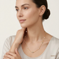 SJJGC111 | Filigree Bloom Pearl Accent Gold Chain