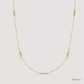 SJJGC112 | Caged Gleam Tri Tone Filigree Gold Chain