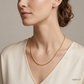 SJJGC117 | Classic Link Pearl & Emerald Gold Chain