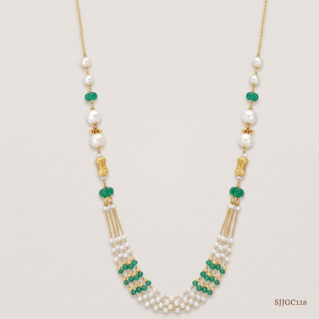 SJJGC118 | Ethereal Filigree 22KT Gold Chain