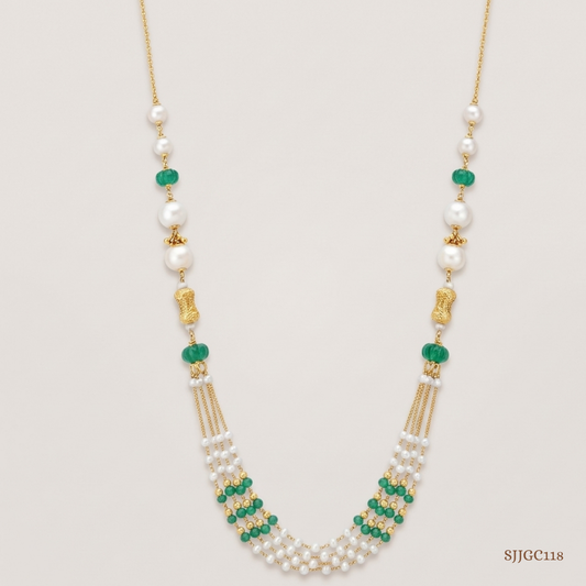 SJJGC118 | Ethereal Filigree 22KT Gold Chain