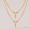 SJJGC120 | Lattice Muse Rose Gold Lariat Chain Set