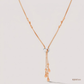 SJJGC121 | Endless Affection Textured Gold Lariat Chain