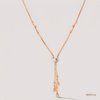SJJGC121 | Endless Affection Textured Gold Lariat Chain