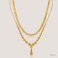 SJJGC126 | Shining Beads Double Layer Gold Chain