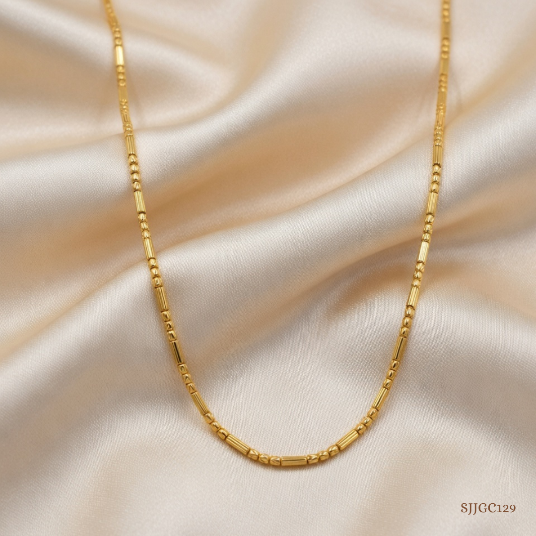 SJJGC129 | Shimmering Dainty Dual Tone Gold Chain