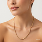 SJJGC130 | Gilded Twine Sculpted Gold Station Chain
