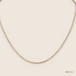 SJJGC132 | Modish Dual Tone Heart Lariat Gold Chain