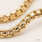 SJJGC132 | Modish Dual Tone Heart Lariat Gold Chain
