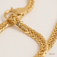 SJJGC133 | Golden Weave Tassel Wheat Gold Chain