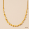 SJJGC136 | Spangled Yellow Gold Curb Beaded Chain
