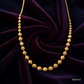 SJJGC136 | Spangled Yellow Gold Curb Beaded Chain