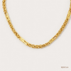 SJJGC139 | Luxury Byzantine Bead & Bar Gold Chain