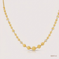 SJJGC140 | Spangled Yellow Gold Organic Link Chain