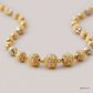 SJJGC140 | Spangled Yellow Gold Organic Link Chain