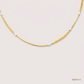 SJJGC144 | Modern Minimalist Mixed Metal Strand Chain