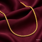 SJJGC145 | Textural Radiance Bimetallic Gold Chain