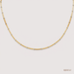 SJJGC147 | Radiant Dual Tone Textured Gold Chain