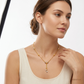 SJJGC149 | Twinkling Tassel Wheat Gold Lariat Chain