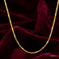 SJJGC150 | Noble Gleam Bimetallic Bead Gold Chain